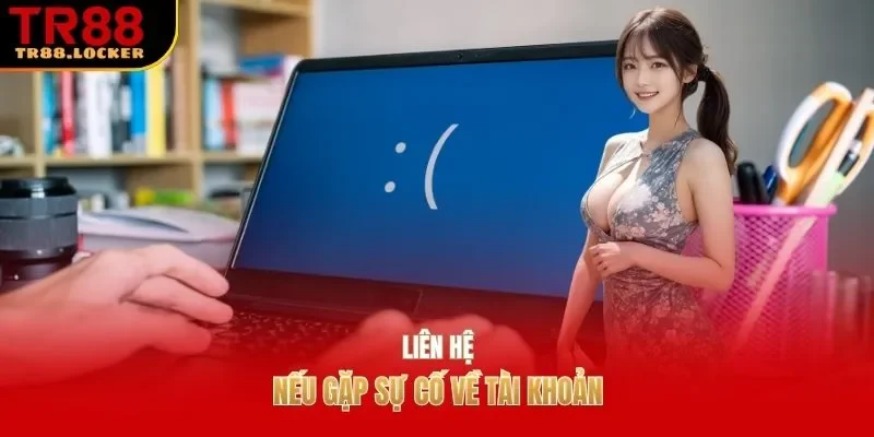 Liên hệ nếu gặp sự cố về tài khoản